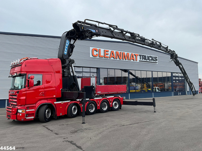 Scania R 620 10x4 V8 Retarder Effer 175 Tonmeter laadkraan + Fly-Jib Just 170.527 km! - Darus autó: 1 kép. Scania R 620 10x4 V8 Retarder Effer 175 Tonmeter laadkraan + Fly-Jib Just 170.527 km! - Darus autó: 1 kép.