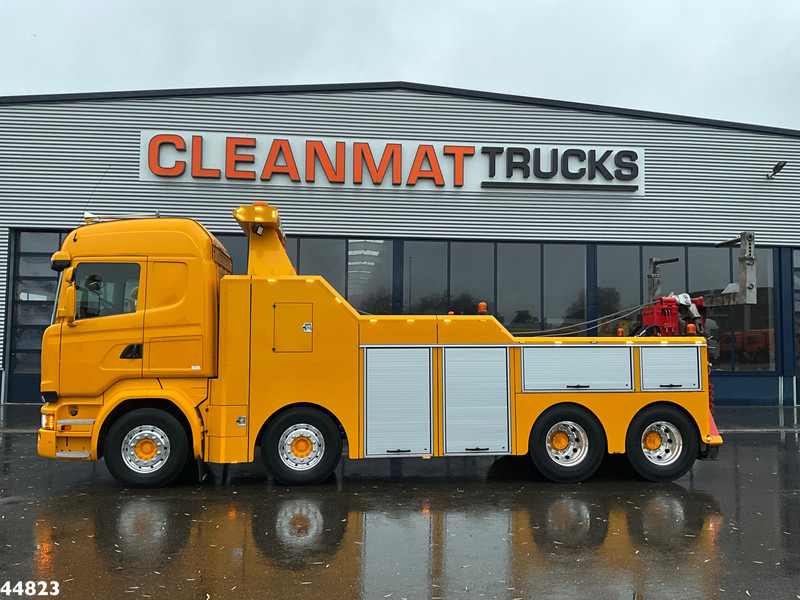 Scania R730 V8 8x4 Euro 6 Retarder Recovery truck Just 17.951 km! - Vontató: 5 kép. Scania R730 V8 8x4 Euro 6 Retarder Recovery truck Just 17.951 km! - Vontató: 5 kép.