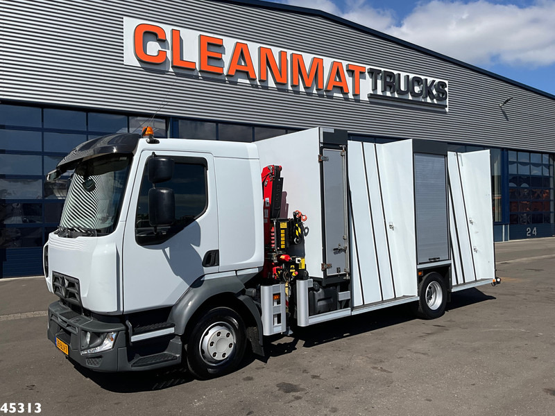 Renault D L42R Euro 6 Fassi 2,3 Tonmeter laadkraan Slechts 153.536 km! - Teherautó, Darus autó: 5 kép. Renault D L42R Euro 6 Fassi 2,3 Tonmeter laadkraan Slechts 153.536 km! - Teherautó, Darus autó: 5 kép.
