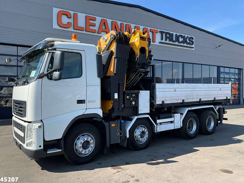 Volvo FH 500 8x4 Effer 65 Tonmeter laadkraan + Fly-Jib - Billenőplatós teherautó, Darus autó: 5 kép. Volvo FH 500 8x4 Effer 65 Tonmeter laadkraan + Fly-Jib - Billenőplatós teherautó, Darus autó: 5 kép.