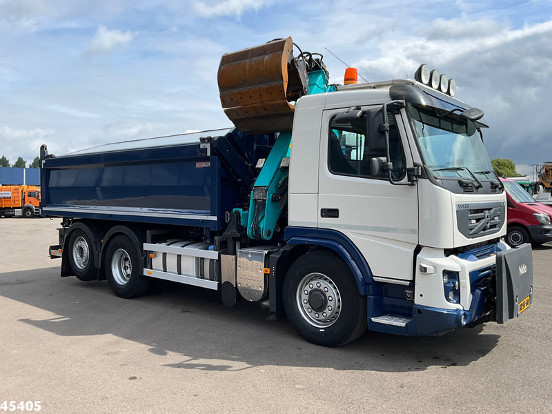 Volvo FM 330 HMF 16 Tonmeter Z-kraan - Billenőplatós teherautó, Darus autó: 5 kép. Volvo FM 330 HMF 16 Tonmeter Z-kraan - Billenőplatós teherautó, Darus autó: 5 kép.