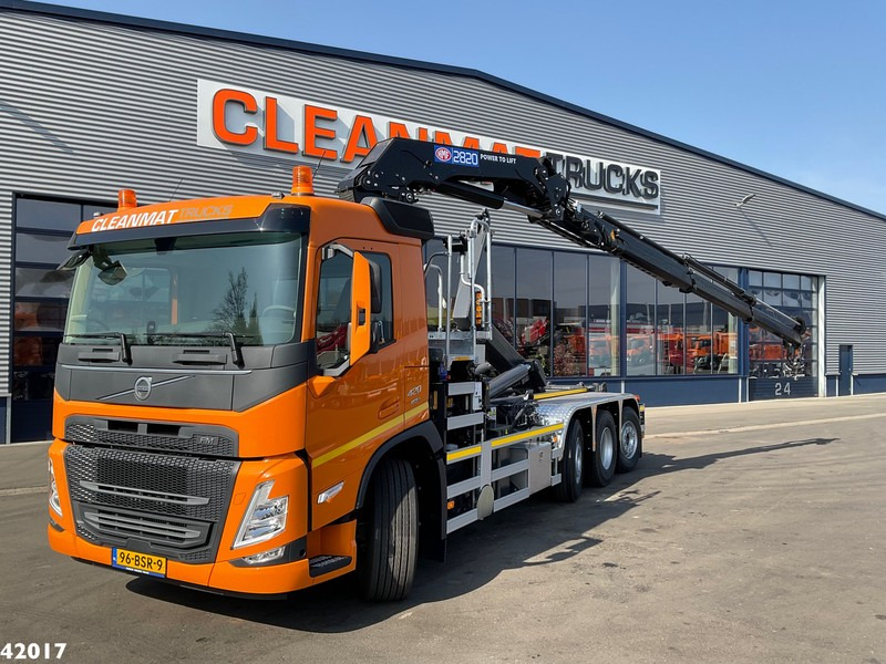 Volvo FM 420 8x2 HMF 28 Tonmeter laadkraan - Horgos rakodó teherautó, Darus autó: 1 kép. Volvo FM 420 8x2 HMF 28 Tonmeter laadkraan - Horgos rakodó teherautó, Darus autó: 1 kép.