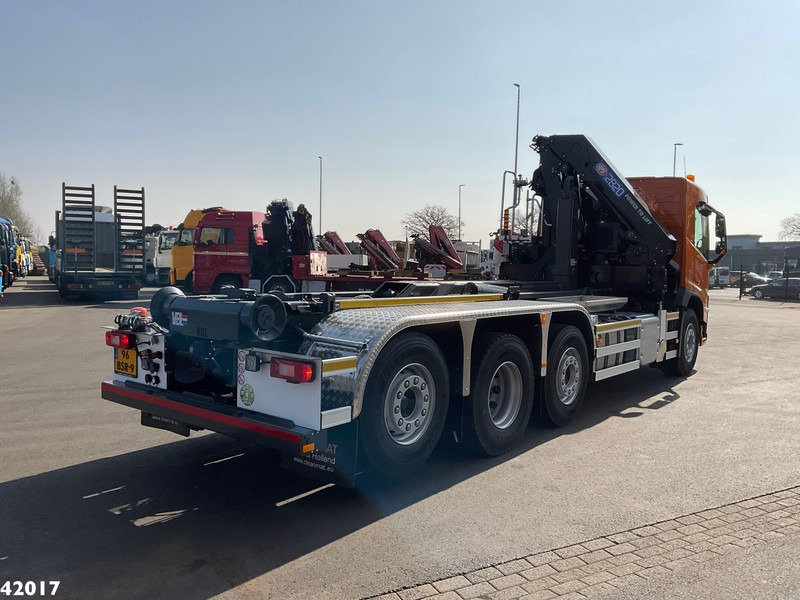 Volvo FM 420 8x2 HMF 28 Tonmeter laadkraan - Horgos rakodó teherautó, Darus autó: 4 kép. Volvo FM 420 8x2 HMF 28 Tonmeter laadkraan - Horgos rakodó teherautó, Darus autó: 4 kép.