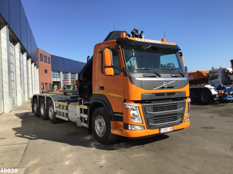 Volvo FM 420 8x2 HMF 28 ton/meter laadkraan Welvaarts weighing system - Horgos rakodó teherautó, Darus autó: 5 kép. Volvo FM 420 8x2 HMF 28 ton/meter laadkraan Welvaarts weighing system - Horgos rakodó teherautó, Darus autó: 5 kép.