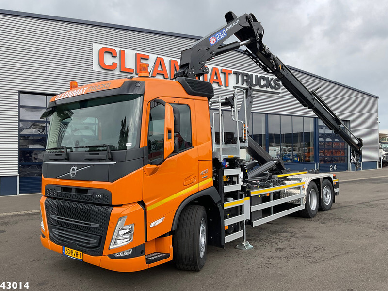 Volvo FM 430 HMF 23 Tonmeter laadkraan - Horgos rakodó teherautó, Darus autó: 1 kép. Volvo FM 430 HMF 23 Tonmeter laadkraan - Horgos rakodó teherautó, Darus autó: 1 kép.