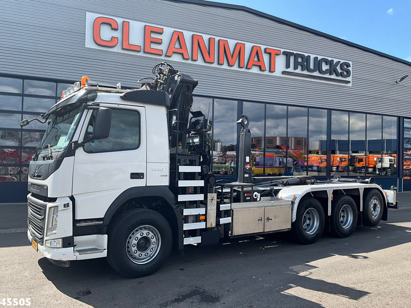 Volvo FM 500 8x4 Euro 6 HMF 19 Tonmeter Z-kraan - Horgos rakodó teherautó, Darus autó: 2 kép. Volvo FM 500 8x4 Euro 6 HMF 19 Tonmeter Z-kraan - Horgos rakodó teherautó, Darus autó: 2 kép.