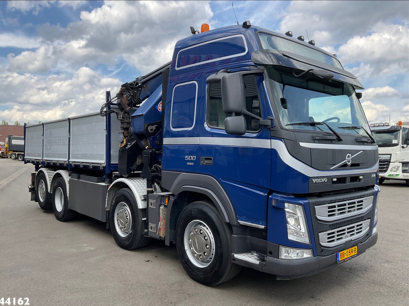 Volvo FM 500 Euro 6 HMF 50 Tonmeter laadkraan + Fly-Jib - Billenőplatós teherautó, Darus autó: 5 kép. Volvo FM 500 Euro 6 HMF 50 Tonmeter laadkraan + Fly-Jib - Billenőplatós teherautó, Darus autó: 5 kép.
