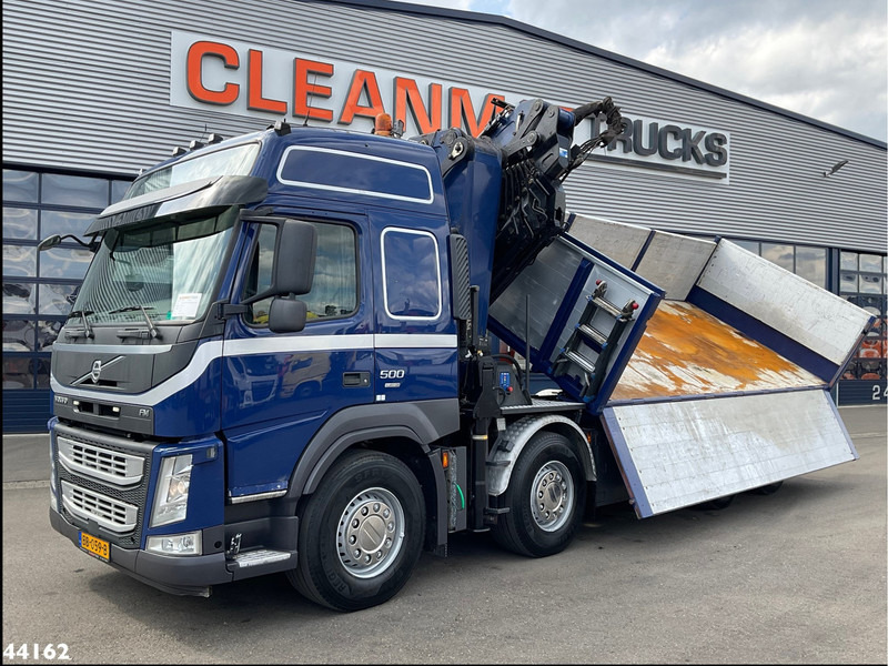 Volvo FM 500 Euro 6 HMF 50 Tonmeter laadkraan + Fly-Jib - Billenőplatós teherautó, Darus autó: 3 kép. Volvo FM 500 Euro 6 HMF 50 Tonmeter laadkraan + Fly-Jib - Billenőplatós teherautó, Darus autó: 3 kép.