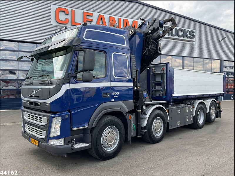 Volvo FM 500 Euro 6 HMF 50 Tonmeter laadkraan + Fly-Jib - Billenőplatós teherautó, Darus autó: 4 kép. Volvo FM 500 Euro 6 HMF 50 Tonmeter laadkraan + Fly-Jib - Billenőplatós teherautó, Darus autó: 4 kép.