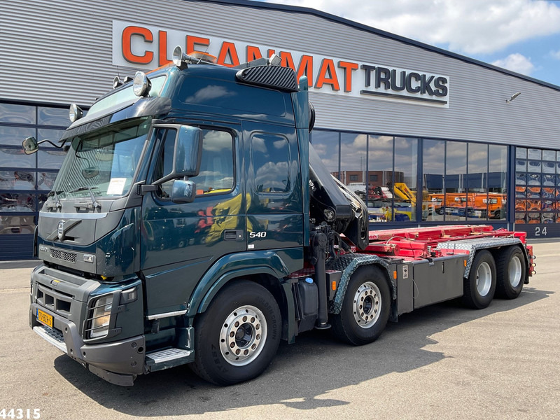 Volvo FMX 540 8x4 Euro 6 Hiab 28 Tonmeter laadkraan - Teherautó - kábelrendszer, Darus autó: 4 kép. Volvo FMX 540 8x4 Euro 6 Hiab 28 Tonmeter laadkraan - Teherautó - kábelrendszer, Darus autó: 4 kép.