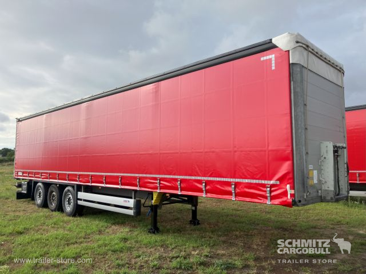 SCHMITZ Auflieger Curtainsider Standard - Ponyvás félpótkocsi: 1 kép. SCHMITZ Auflieger Curtainsider Standard - Ponyvás félpótkocsi: 1 kép.