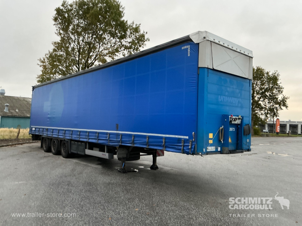 SCHMITZ Curtainsider Mega - Ponyvás félpótkocsi: 1 kép. SCHMITZ Curtainsider Mega - Ponyvás félpótkocsi: 1 kép.