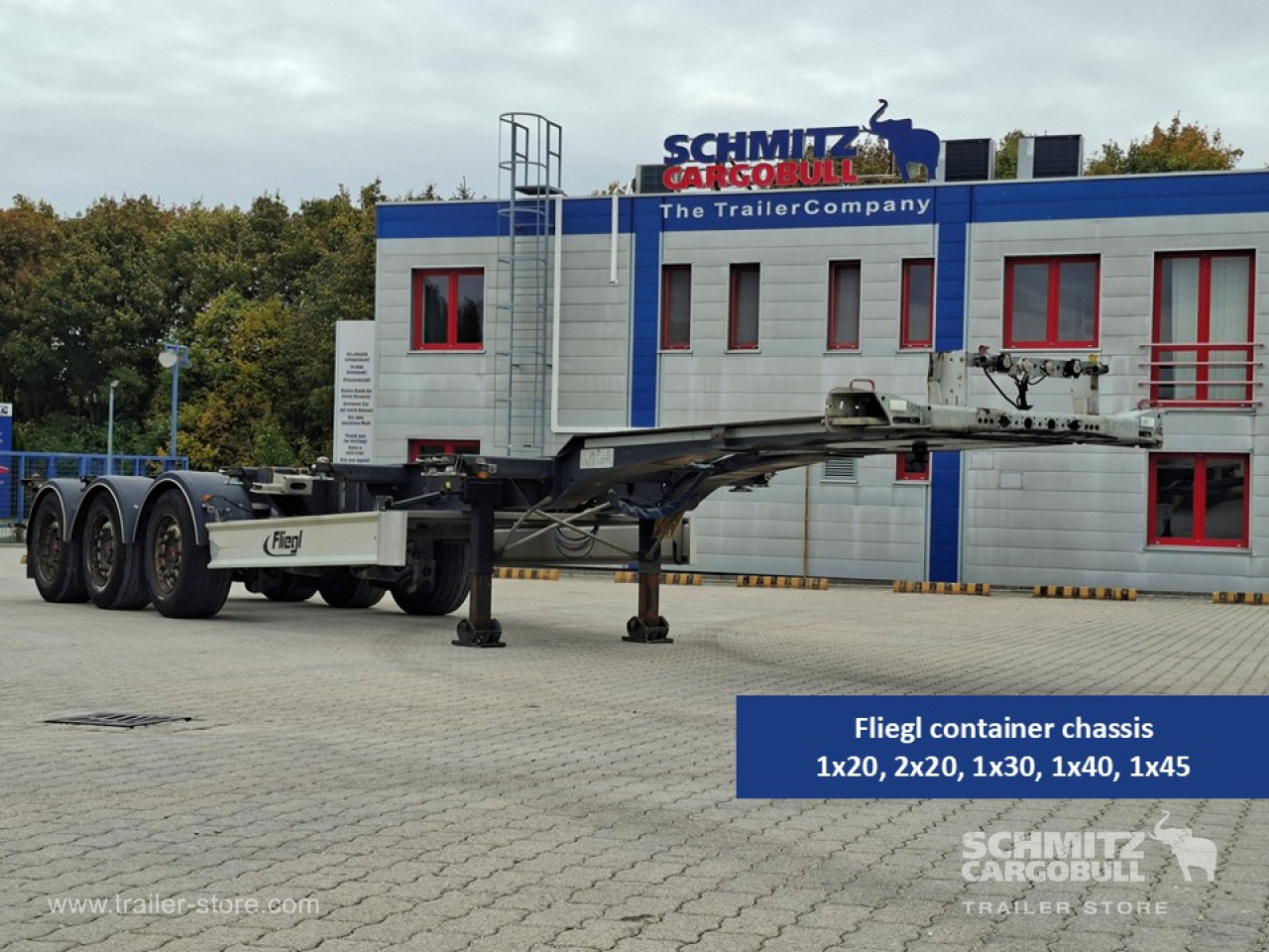 FLIEGL Containerchassis Standard - Félpótkocsi cserefelépítményes: 1 kép. FLIEGL Containerchassis Standard - Félpótkocsi cserefelépítményes: 1 kép.