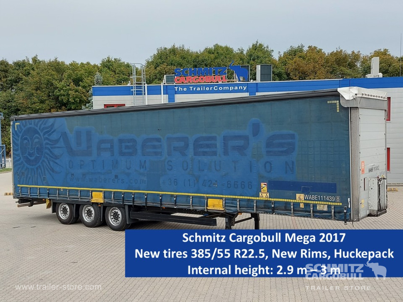 SCHMITZ Curtainsider Mega - Ponyvás félpótkocsi: 1 kép. SCHMITZ Curtainsider Mega - Ponyvás félpótkocsi: 1 kép.