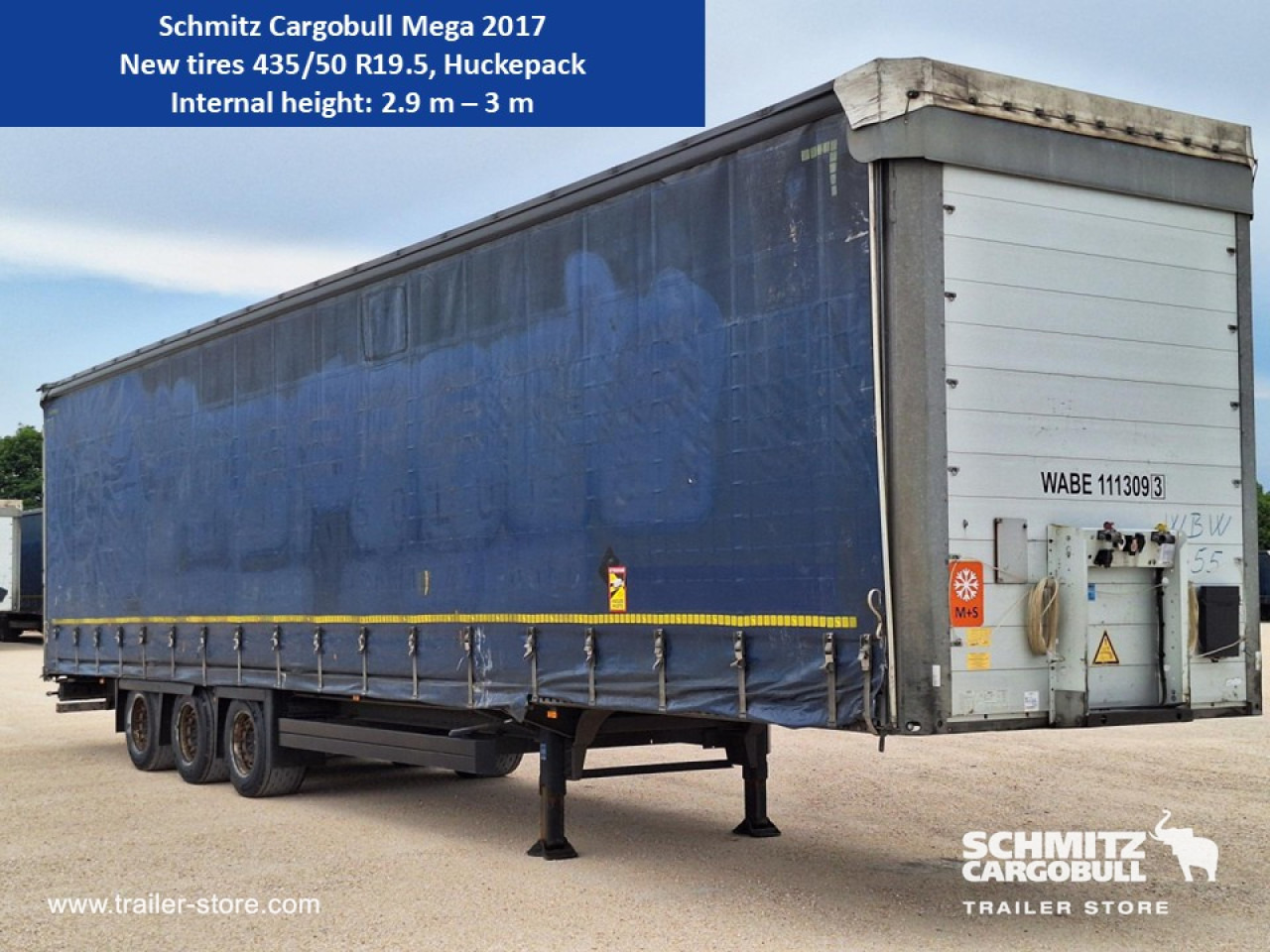 SCHMITZ Curtainsider Mega - Ponyvás félpótkocsi: 1 kép. SCHMITZ Curtainsider Mega - Ponyvás félpótkocsi: 1 kép.