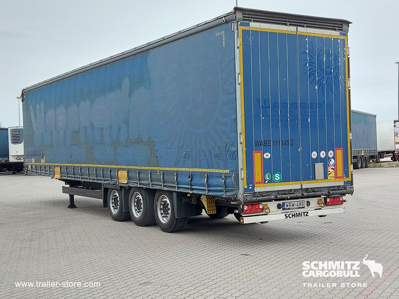 SCHMITZ Curtainsider Mega - Ponyvás félpótkocsi: 5 kép. SCHMITZ Curtainsider Mega - Ponyvás félpótkocsi: 5 kép.
