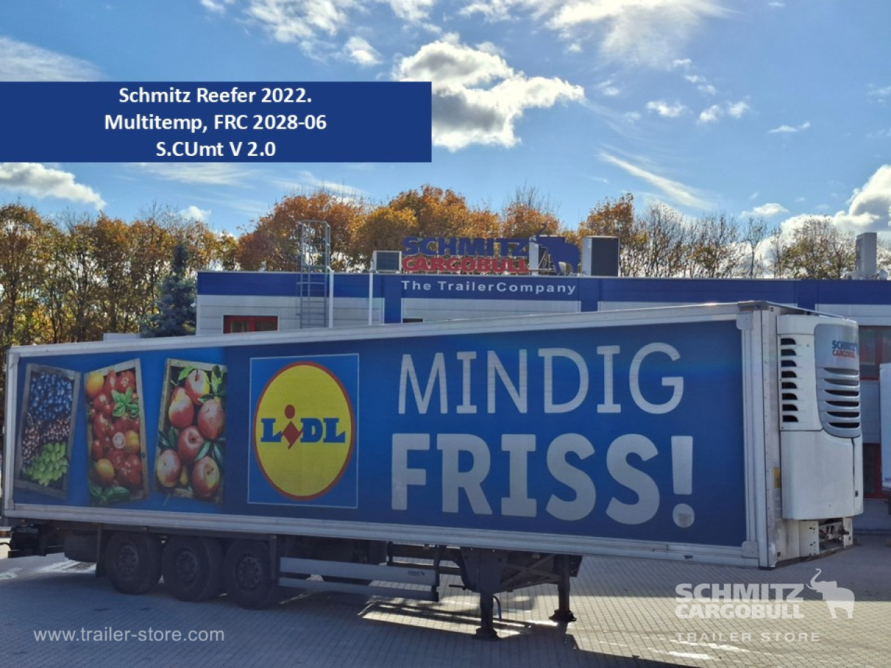 SCHMITZ Reefer Multitemp - Félpótkocsi hőszigetelt: 1 kép. SCHMITZ Reefer Multitemp - Félpótkocsi hőszigetelt: 1 kép.