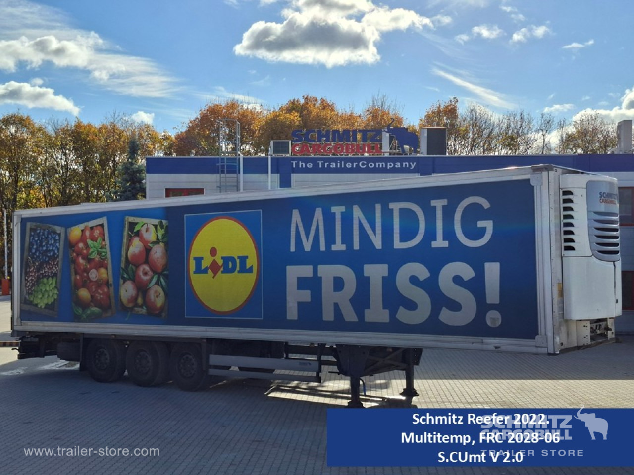 SCHMITZ Reefer Multitemp - Félpótkocsi hőszigetelt: 1 kép. SCHMITZ Reefer Multitemp - Félpótkocsi hőszigetelt: 1 kép.