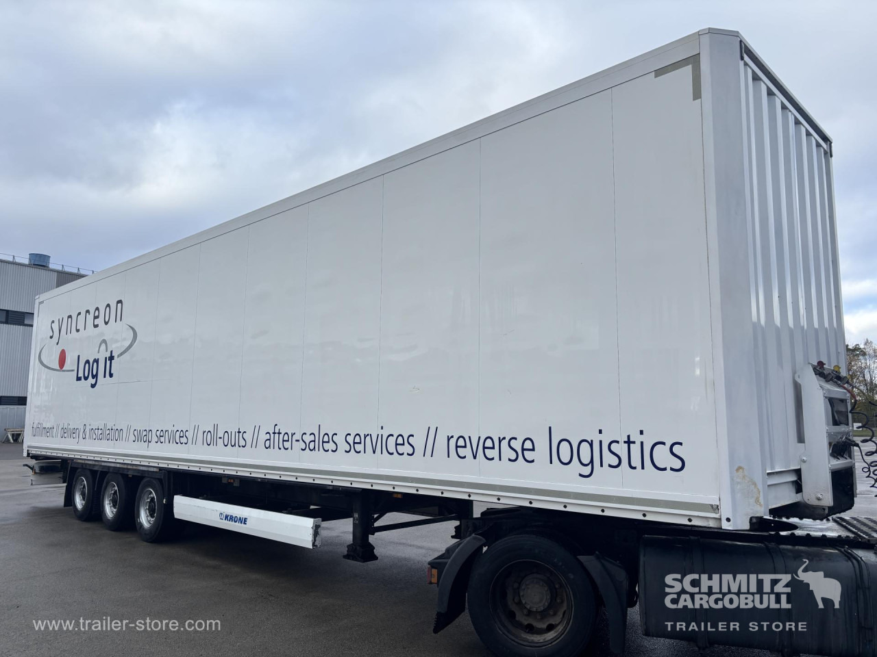 KRONE Dryfreight Standard Double deck - Félpótkocsi dobozos: 5 kép. KRONE Dryfreight Standard Double deck - Félpótkocsi dobozos: 5 kép.