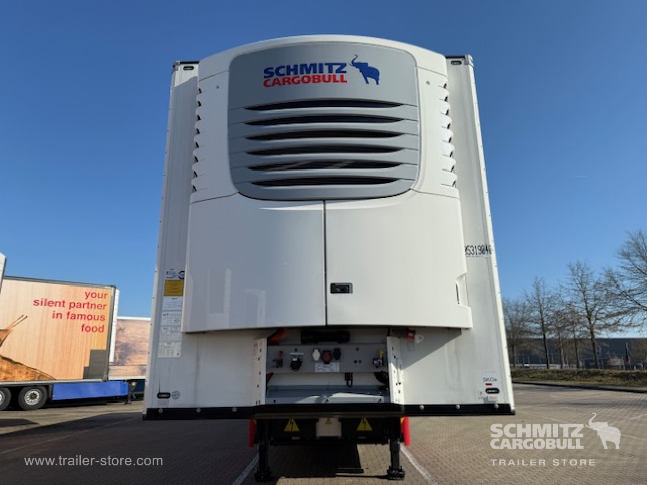 Új Félpótkocsi hőszigetelt SCHMITZ Oplegger Vries Standard: 13 kép.