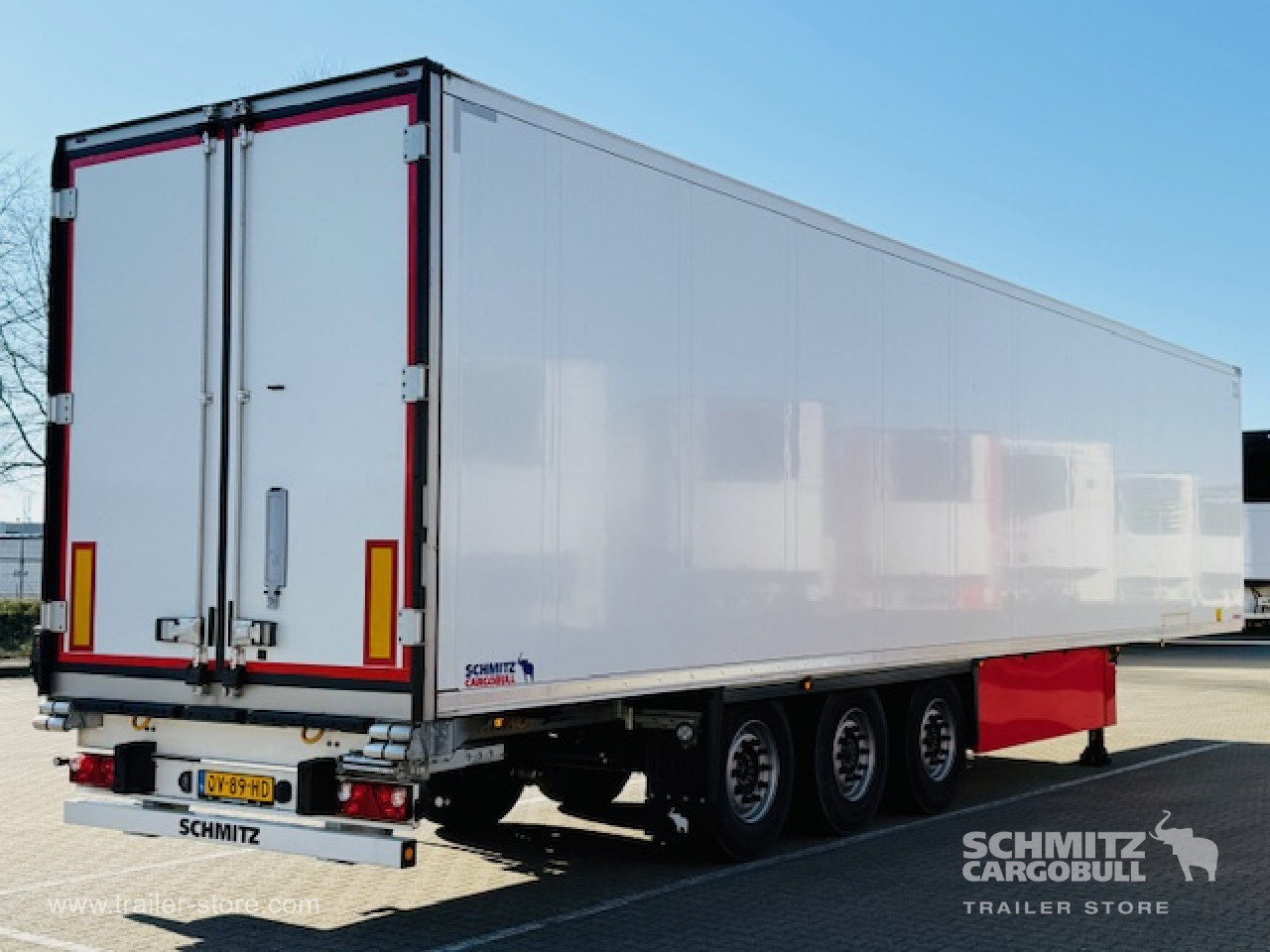 Új Félpótkocsi hőszigetelt SCHMITZ Oplegger Vries Standard: 8 kép.