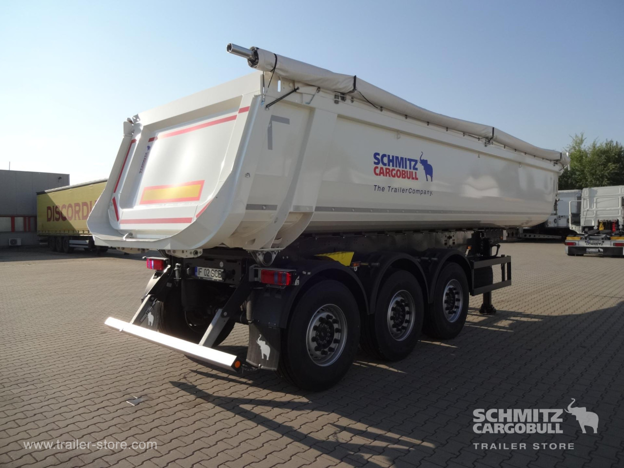 SCHMITZ Tipper Steel half pipe body 273m³ - Félpótkocsi billenőplatós: 3 kép. SCHMITZ Tipper Steel half pipe body 273m³ - Félpótkocsi billenőplatós: 3 kép.