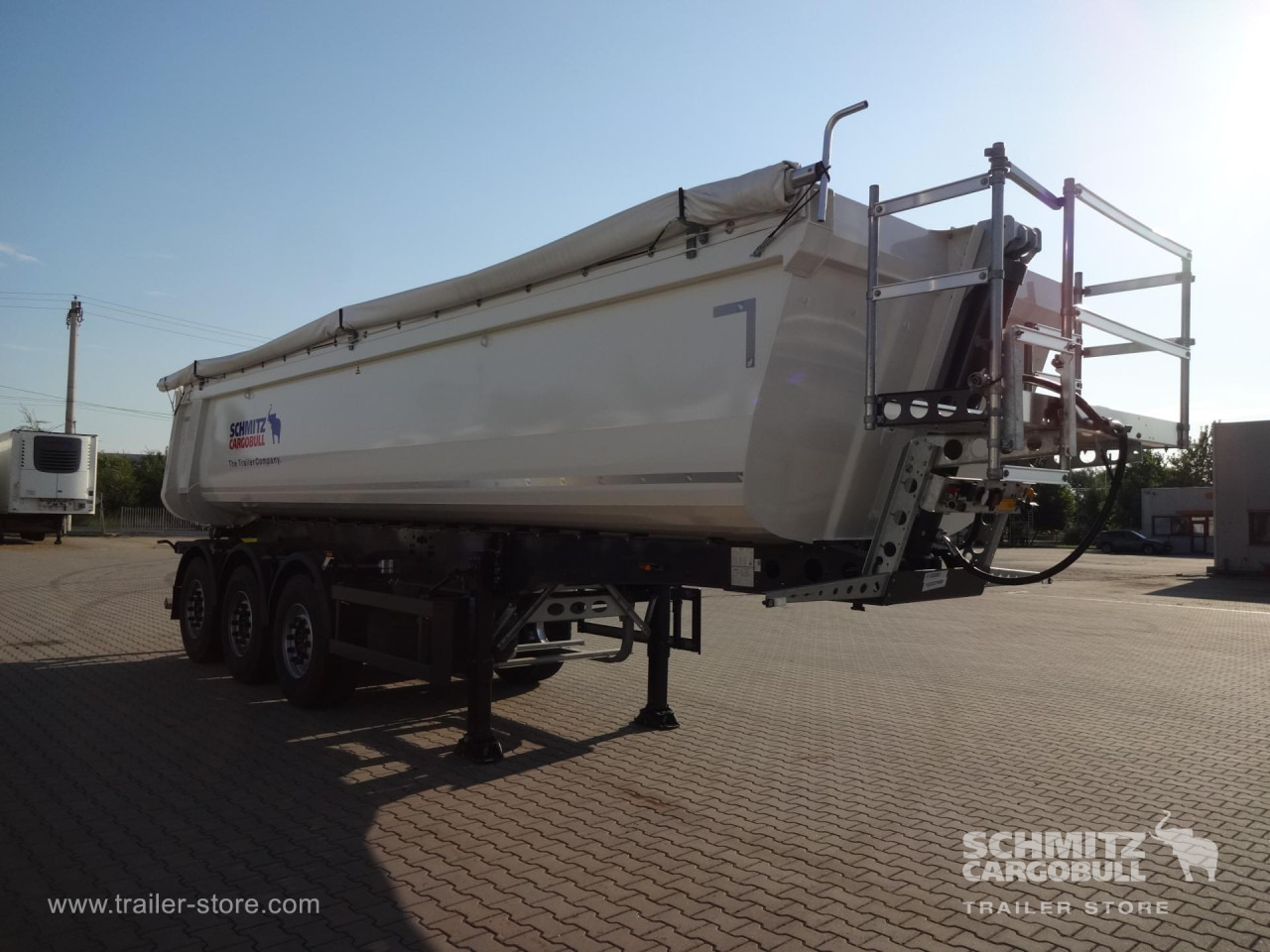 SCHMITZ Tipper Steel half pipe body 273m³ - Félpótkocsi billenőplatós: 5 kép. SCHMITZ Tipper Steel half pipe body 273m³ - Félpótkocsi billenőplatós: 5 kép.