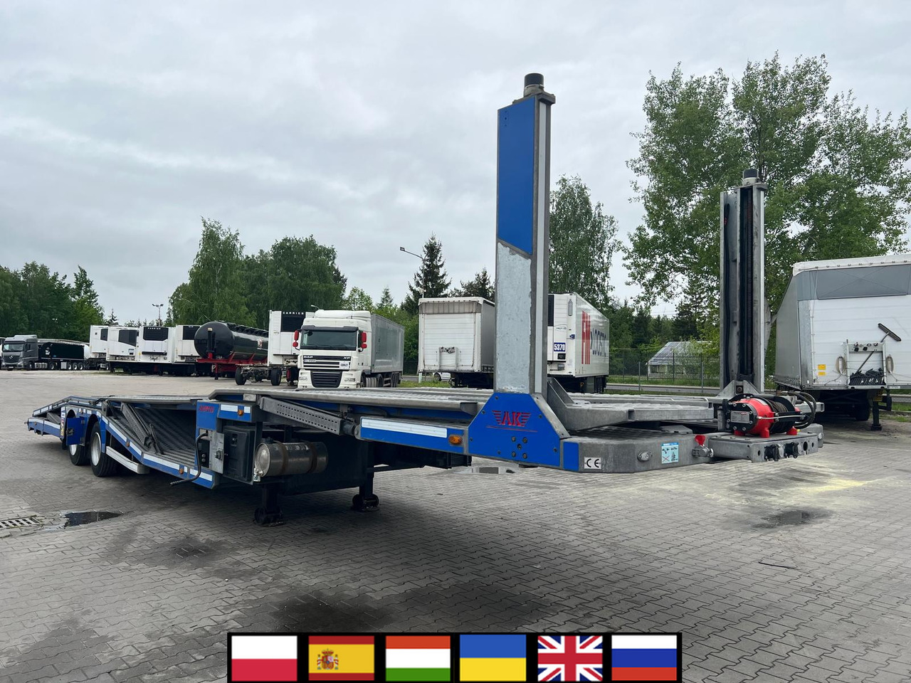 AKSOYLU YR2 autotransporter semi-trailer / 2023 - Félpótkocsi autószállító: 1 kép. AKSOYLU YR2 autotransporter semi-trailer / 2023 - Félpótkocsi autószállító: 1 kép.