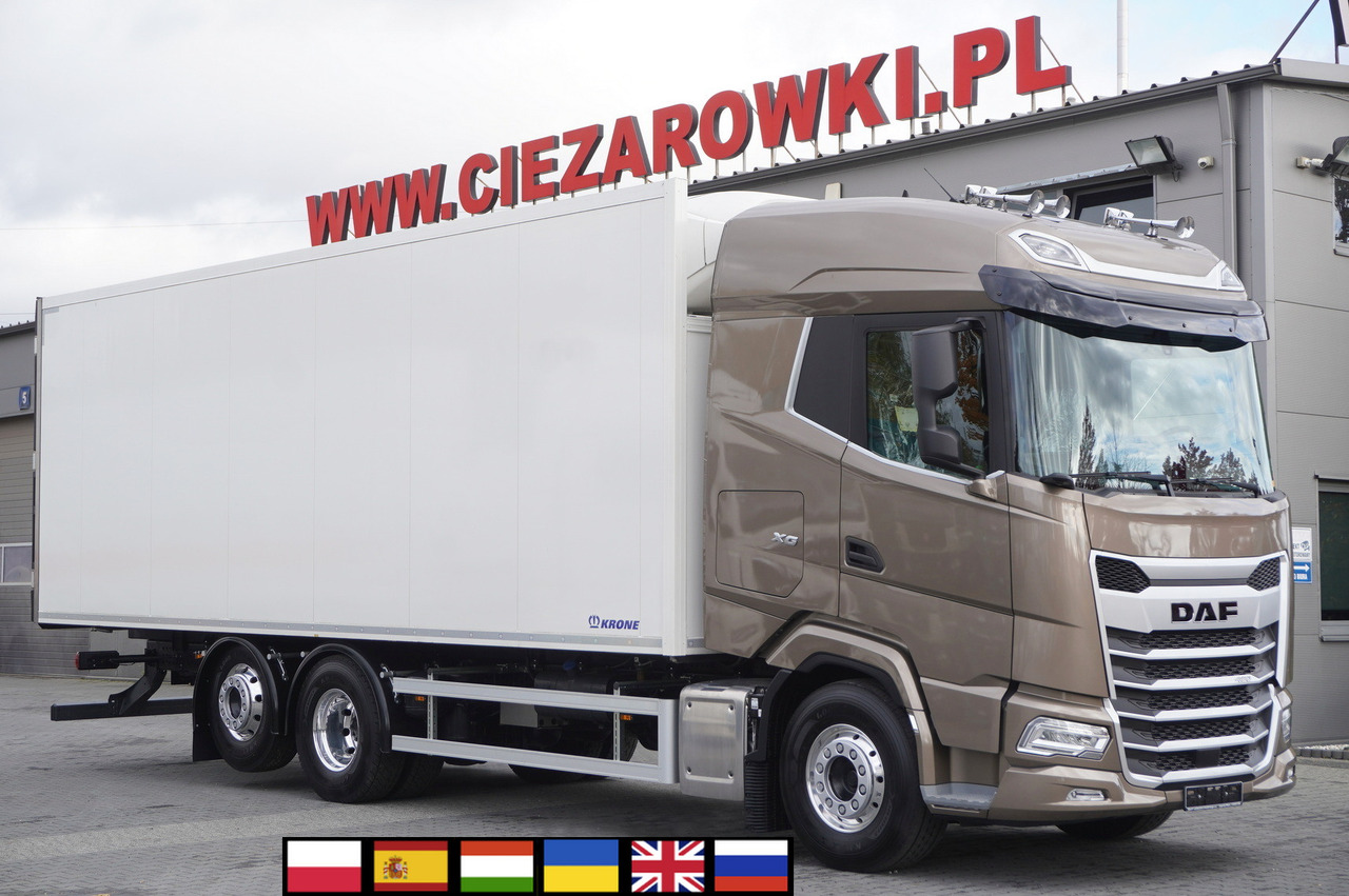 DAF NEW XG 480 6×2 / 2025 / KRONE 20 EPAL Doppelstock Refrigerator / Thermoking T-1000R / No mileage / steered axle - Hűtős teherautó: 1 kép. DAF NEW XG 480 6×2 / 2025 / KRONE 20 EPAL Doppelstock Refrigerator / Thermoking T-1000R / No mileage / steered axle - Hűtős teherautó: 1 kép.