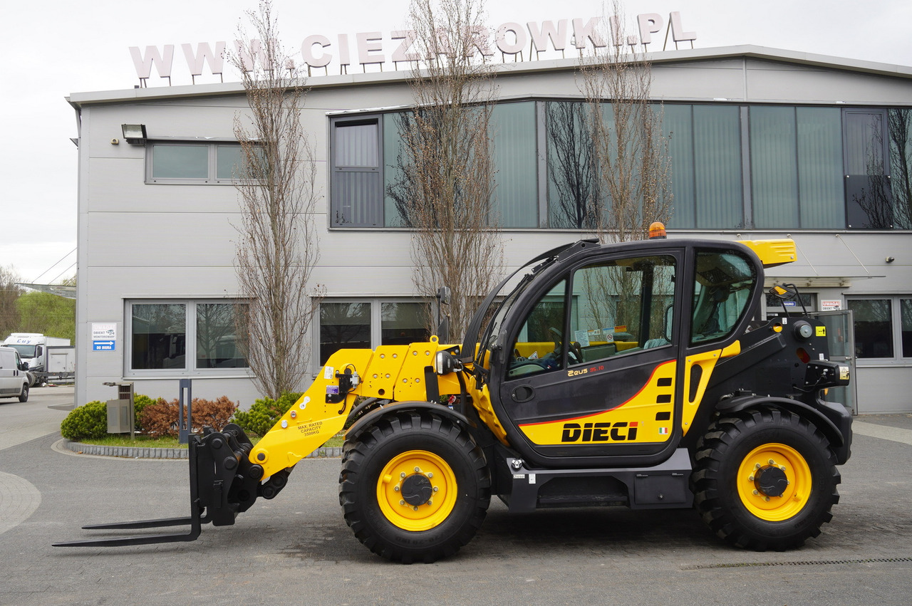 DIECI Zeus 35.10 brand-new telescopic loader / 6 MTH !!! / 10 m reach / 3.5 t - Teleszkópos rakodó: 4 kép. DIECI Zeus 35.10 brand-new telescopic loader / 6 MTH !!! / 10 m reach / 3.5 t - Teleszkópos rakodó: 4 kép.