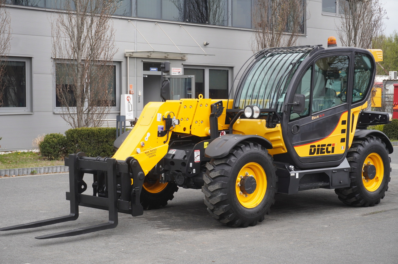 DIECI Zeus 35.10 brand-new telescopic loader / 6 MTH !!! / 10 m reach / 3.5 t - Teleszkópos homlokrakodó: 3 kép. DIECI Zeus 35.10 brand-new telescopic loader / 6 MTH !!! / 10 m reach / 3.5 t - Teleszkópos homlokrakodó: 3 kép.