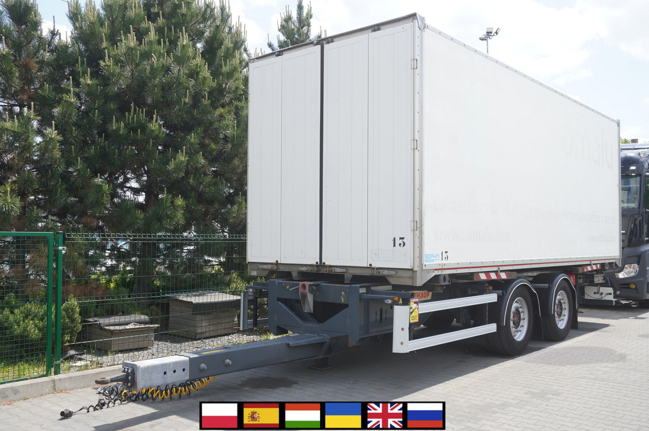 Fruehauf passthrough box trailer 18 EPAL / 2021 / SAF axles - Pótkocsi dobozos: 1 kép. Fruehauf passthrough box trailer 18 EPAL / 2021 / SAF axles - Pótkocsi dobozos: 1 kép.