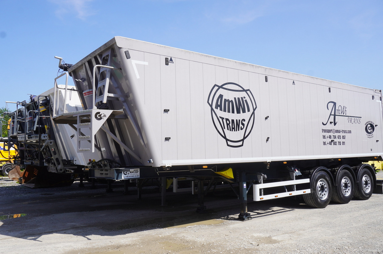 GRAS GS tipper / 52 m3 semi-trailer! / 2023 / 3 units - Félpótkocsi billenőplatós: 4 kép. GRAS GS tipper / 52 m3 semi-trailer! / 2023 / 3 units - Félpótkocsi billenőplatós: 4 kép.