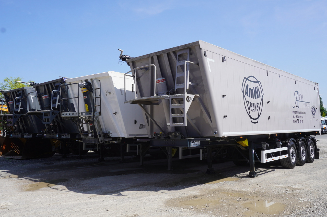 GRAS GS tipper / 52 m3 semi-trailer! / 2023 / 3 units - Félpótkocsi billenőplatós: 2 kép. GRAS GS tipper / 52 m3 semi-trailer! / 2023 / 3 units - Félpótkocsi billenőplatós: 2 kép.