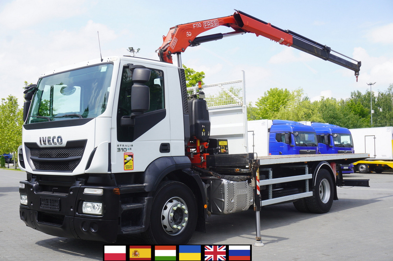 IVECO STRALIS 310 E6 / FASSI F110B / 630 MTH! / 4 t lift cap. / 19 t - Darus autó: 1 kép. IVECO STRALIS 310 E6 / FASSI F110B / 630 MTH! / 4 t lift cap. / 19 t - Darus autó: 1 kép.
