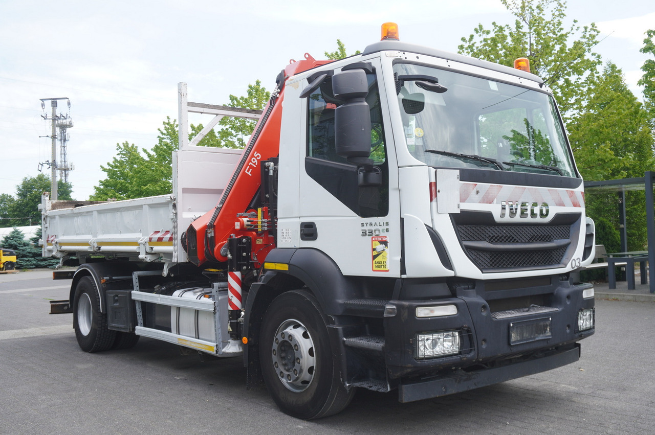 IVECO STRALIS 330 E6 / FASSI 195A 8.5 T / 3-side tipper lízing IVECO STRALIS 330 E6 / FASSI 195A 8.5 T / 3-side tipper: 6 kép.