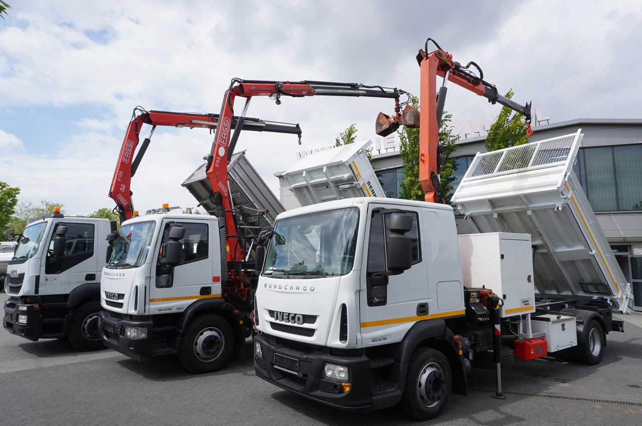 IVECO Stralis 310 E6 / NEW 3-sided tipper / Fassi F135 crane with remote control - Billenőplatós teherautó, Darus autó: 4 kép. IVECO Stralis 310 E6 / NEW 3-sided tipper / Fassi F135 crane with remote control - Billenőplatós teherautó, Darus autó: 4 kép.