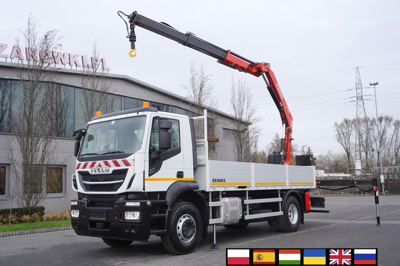 IVECO Stralis X-Way 310 4x2 E6 / Fassi F155 crane / 670 MTH / Remote control / Rotator / 130 tho. km - Darus autó: 1 kép. IVECO Stralis X-Way 310 4x2 E6 / Fassi F155 crane / 670 MTH / Remote control / Rotator / 130 tho. km - Darus autó: 1 kép.