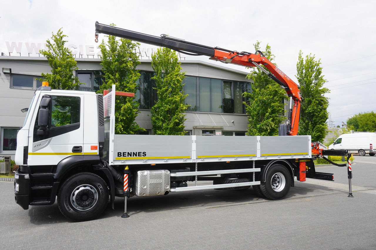 Iveco Stralis 310 / 34 tho km !!! / FASSI 4 Tons 400 MTH! / Flatbed - Darus autó, Darus autó: 5 kép. Iveco Stralis 310 / 34 tho km !!! / FASSI 4 Tons 400 MTH! / Flatbed - Darus autó, Darus autó: 5 kép.