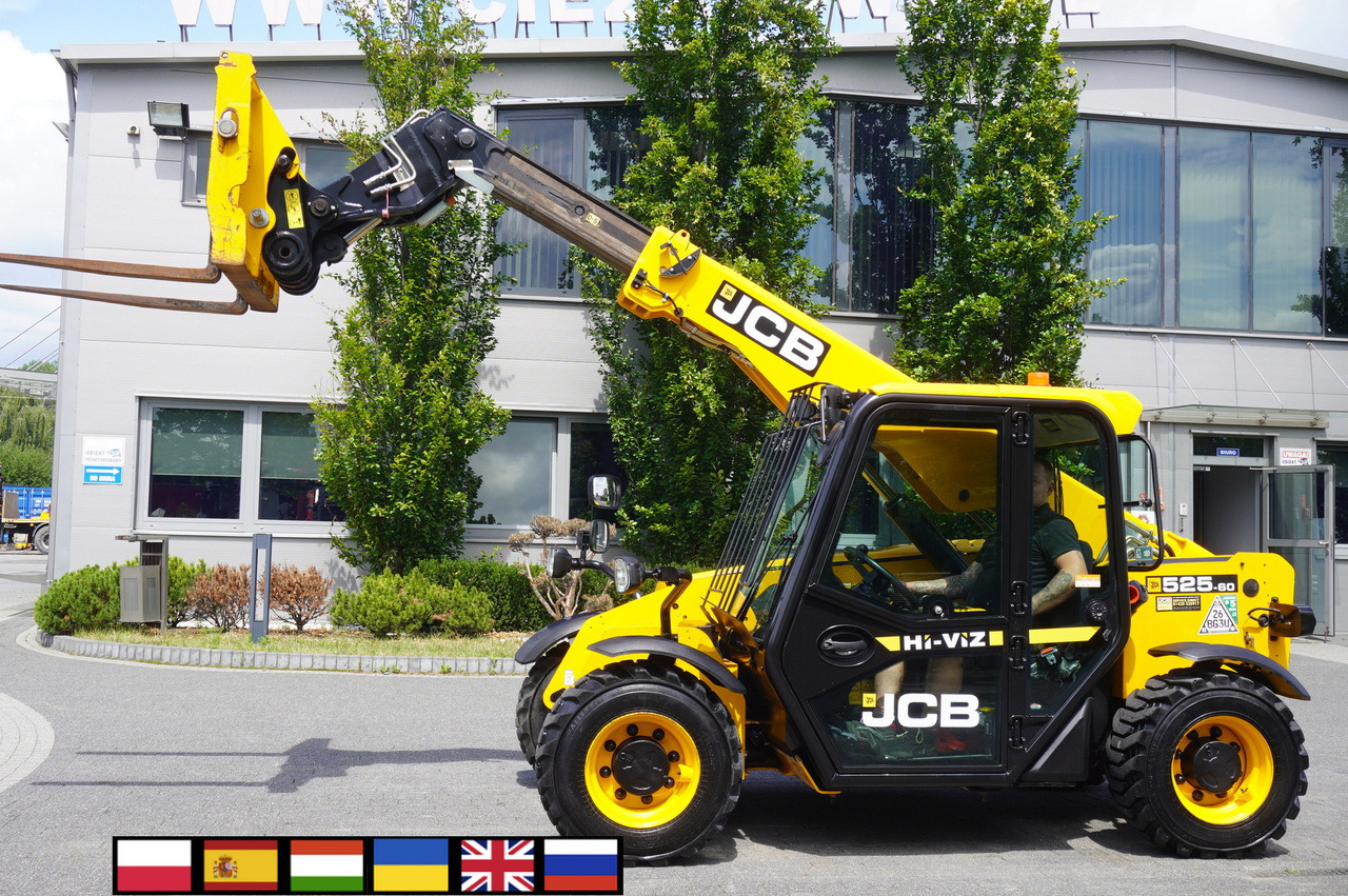 JCB 525-60T5 / 2022 / 860 MTH! / 2.5 T / Reach 6 m / joystick - Teleszkópos rakodó: 1 kép. JCB 525-60T5 / 2022 / 860 MTH! / 2.5 T / Reach 6 m / joystick - Teleszkópos rakodó: 1 kép.