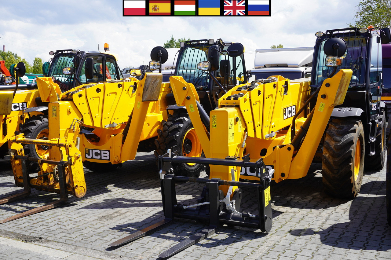 JCB 540-200 Telescopic Loader / 20 m reach / joystick / 2 units - Gumikerekes homlokrakodó: 1 kép. JCB 540-200 Telescopic Loader / 20 m reach / joystick / 2 units - Gumikerekes homlokrakodó: 1 kép.