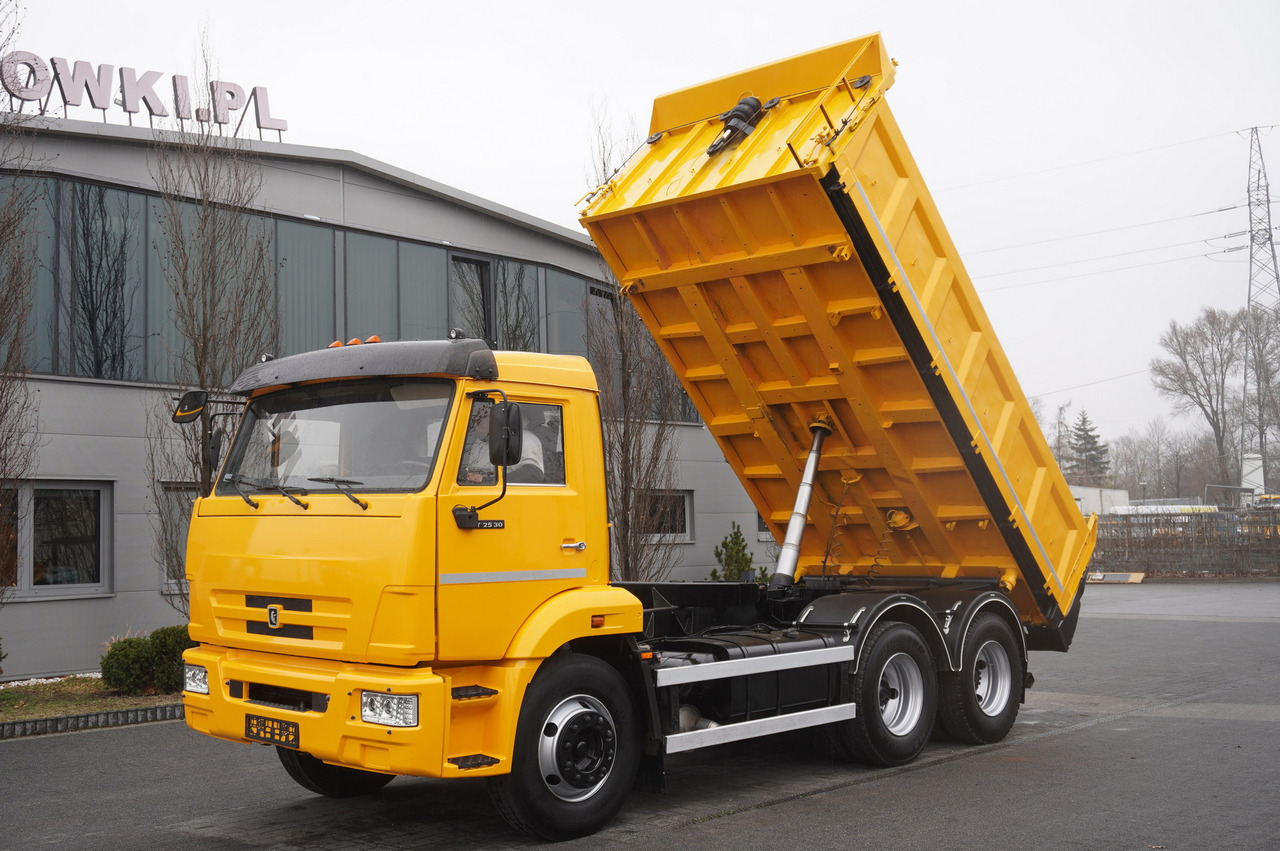 KAMAZ T2530 E5 6×4 / 3-sided tipper - Billenőplatós teherautó, Darus autó: 1 kép. KAMAZ T2530 E5 6×4 / 3-sided tipper - Billenőplatós teherautó, Darus autó: 1 kép.
