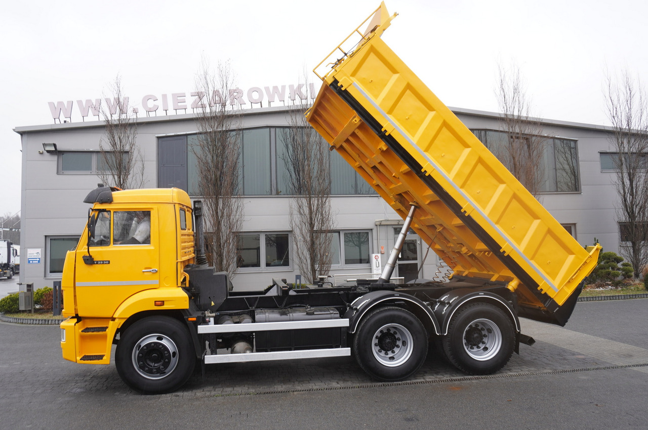 KAMAZ T2530 E5 6×4 / 3-sided tipper - Billenőplatós teherautó, Darus autó: 5 kép. KAMAZ T2530 E5 6×4 / 3-sided tipper - Billenőplatós teherautó, Darus autó: 5 kép.