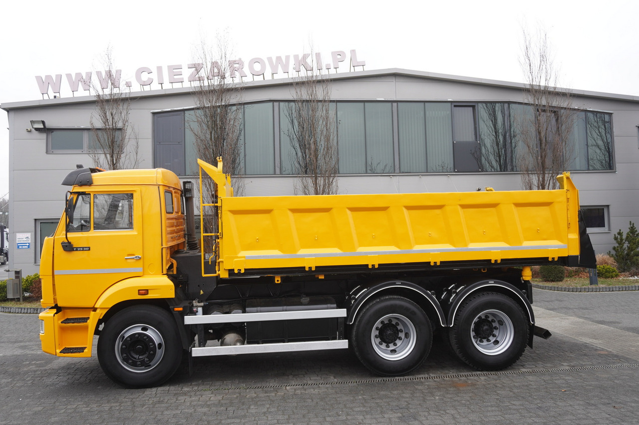 KAMAZ T2530 E5 6×4 / 3-sided tipper - Billenőplatós teherautó, Darus autó: 4 kép. KAMAZ T2530 E5 6×4 / 3-sided tipper - Billenőplatós teherautó, Darus autó: 4 kép.