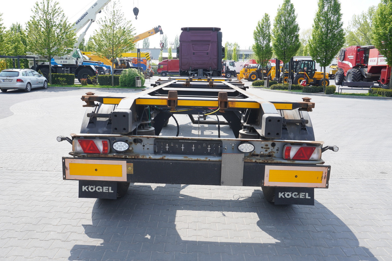 KOGEL AWE 18, two-axle, BDF, 7.5m chassis , air suspension, SAF axles - Pótkocsi alváz: 5 kép. KOGEL AWE 18, two-axle, BDF, 7.5m chassis , air suspension, SAF axles - Pótkocsi alváz: 5 kép.