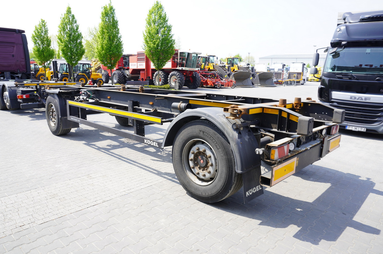 KOGEL AWE 18, two-axle, BDF, 7.5m chassis , air suspension, SAF axles - Pótkocsi alváz: 4 kép. KOGEL AWE 18, two-axle, BDF, 7.5m chassis , air suspension, SAF axles - Pótkocsi alváz: 4 kép.