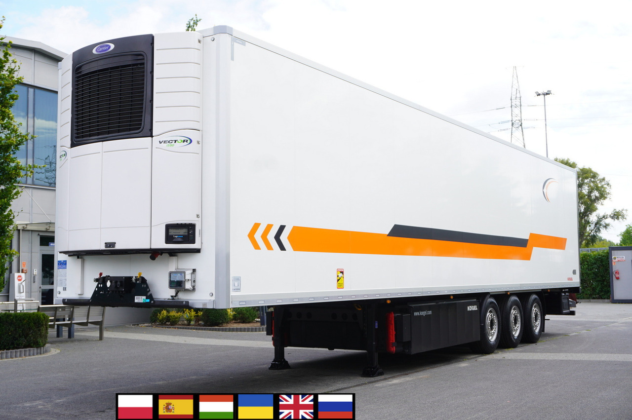 KÖGEL S24 refrigerator semi-trailer / 2023 / Carrier Vector 1550 / Doppelstock / several units - Félpótkocsi hűtős: 1 kép. KÖGEL S24 refrigerator semi-trailer / 2023 / Carrier Vector 1550 / Doppelstock / several units - Félpótkocsi hűtős: 1 kép.