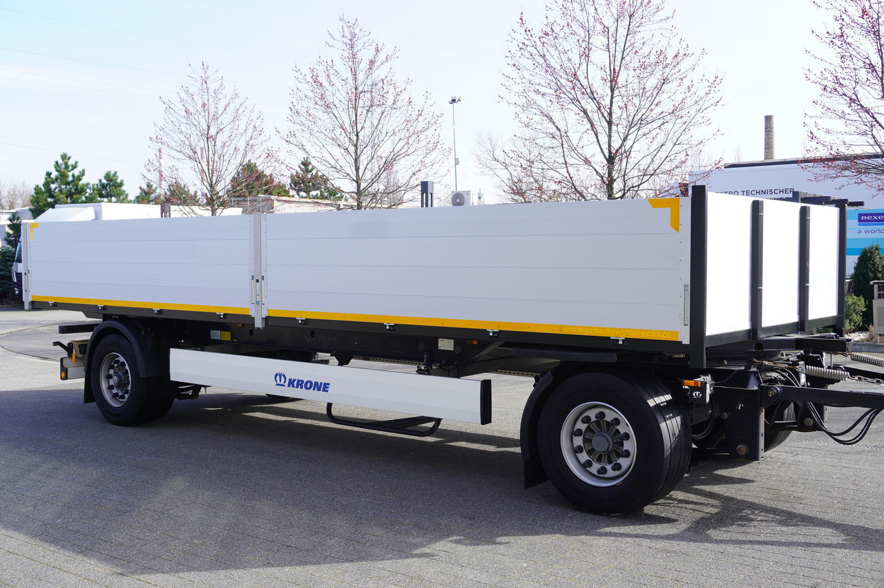 KRONE Construction trailer / Flatbed 18 pallets / NEW year 2024 - Platós pótkocsi: 2 kép. KRONE Construction trailer / Flatbed 18 pallets / NEW year 2024 - Platós pótkocsi: 2 kép.