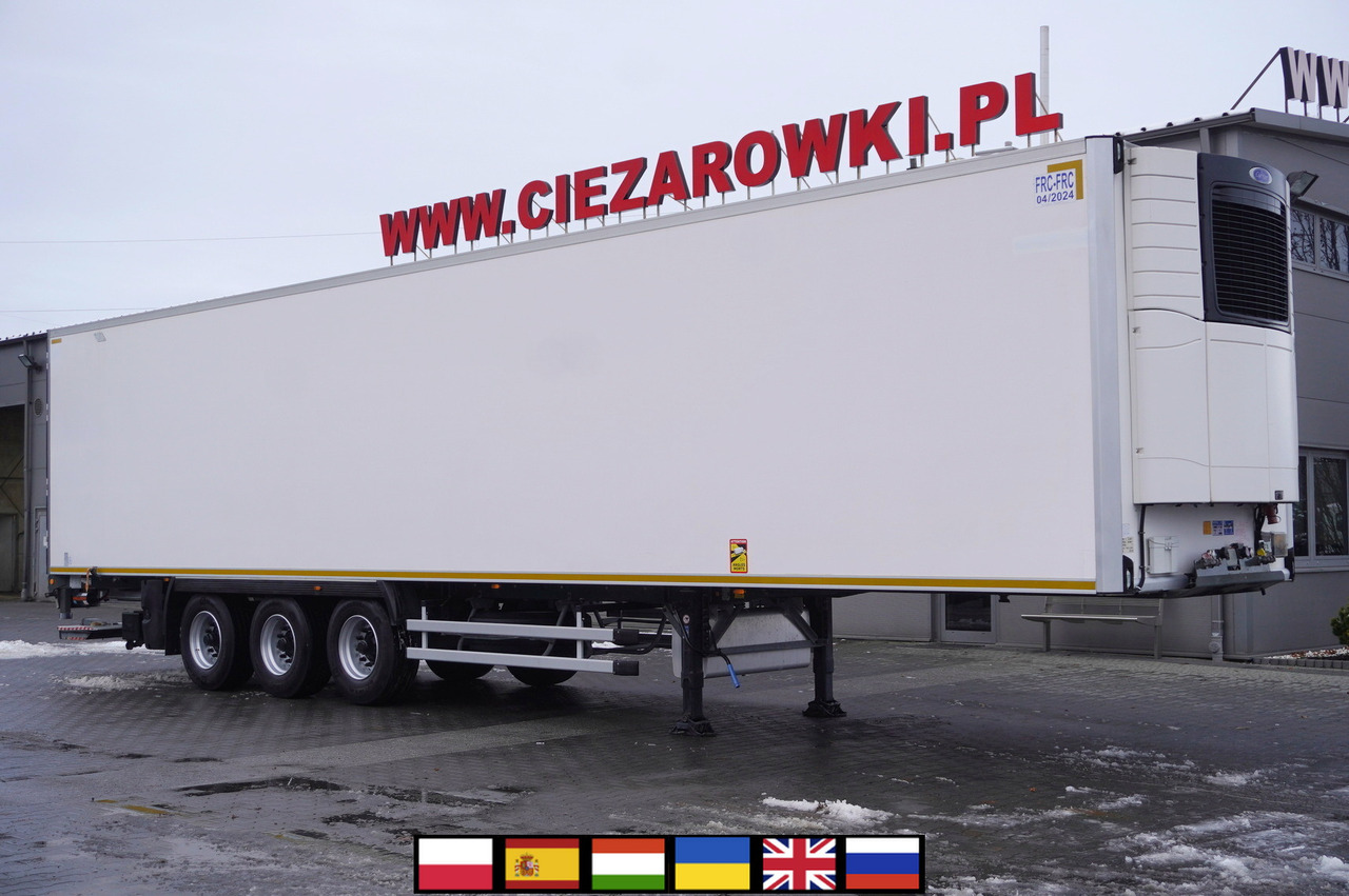 LAMBERET refrigerated semi-trailer / Carrier Vector 1950 MT (multitemp) / Dhollandia tail lift 2500 kg - Félpótkocsi hűtős: 1 kép. LAMBERET refrigerated semi-trailer / Carrier Vector 1950 MT (multitemp) / Dhollandia tail lift 2500 kg - Félpótkocsi hűtős: 1 kép.
