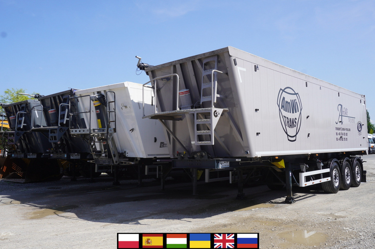 LEGRAS GS tipper / 52 m3 semi-trailer! / 2023 / 3 units - Félpótkocsi billenőplatós: 1 kép. LEGRAS GS tipper / 52 m3 semi-trailer! / 2023 / 3 units - Félpótkocsi billenőplatós: 1 kép.